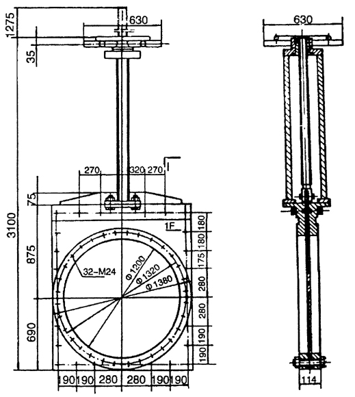 GWZF high temperature valve is widely used in the industries of building materials, metallurgy