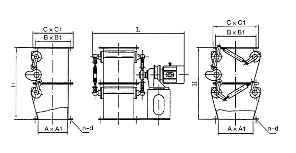 The electric rectangular lock gas flap discharging dust valve is generally used as dust funnel locking gas discharging dust devices for various dust filtering equipments and various mill machine